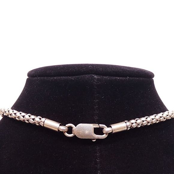 SILPADA Sterling Silver Popcorn Necklace 18” N1106 - Picture 7 of 9